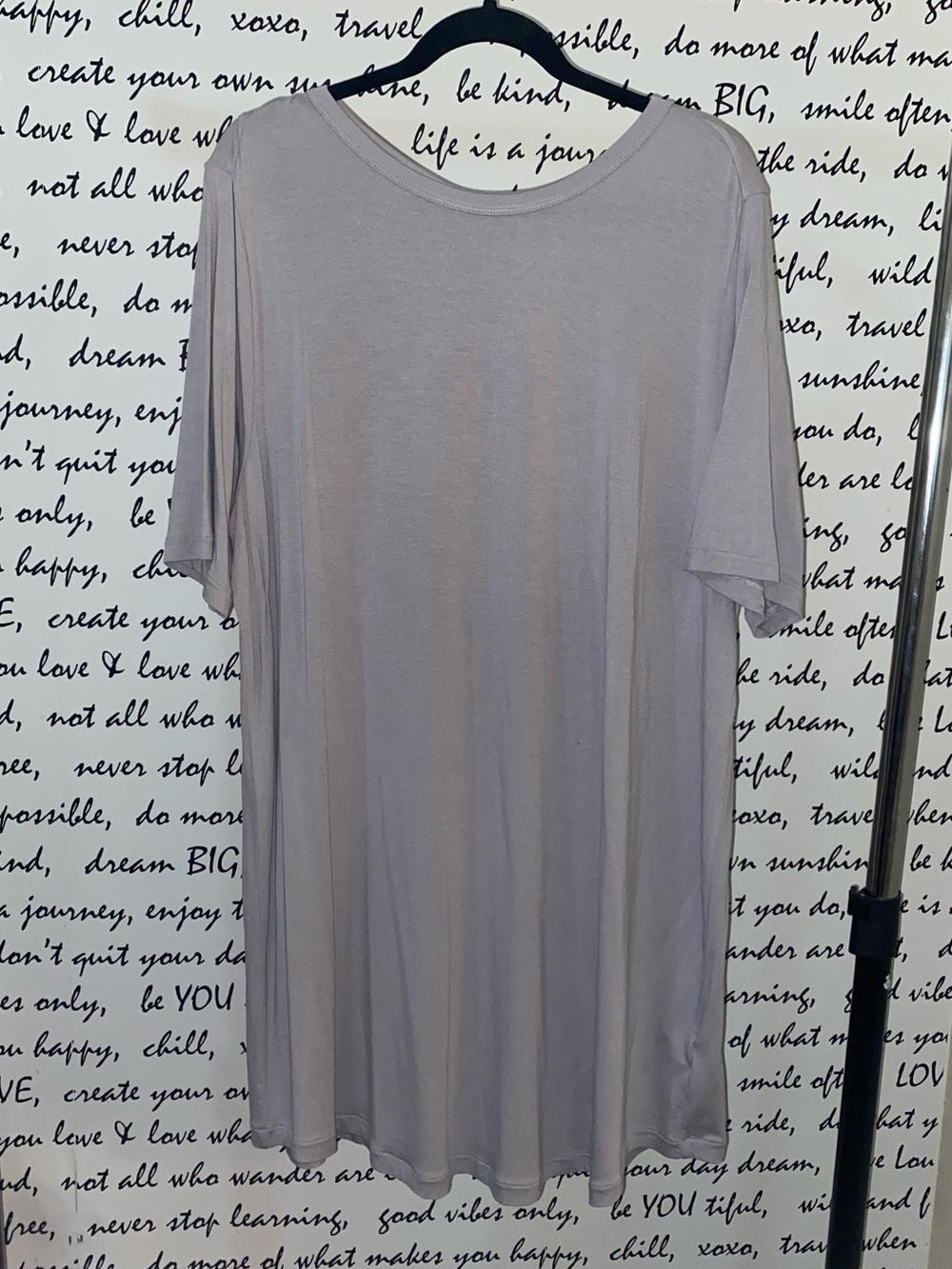 Universal Standard for J Crew Gray Crewneck Tee